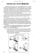 Preview for 13 page of Hafco Metalmaster AL-1000C Instruction Manual