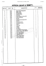 Preview for 50 page of Hafco Metalmaster AL-1000C Instruction Manual