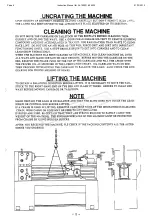 Preview for 6 page of Hafco Metalmaster AL-1000D Instruction Manual