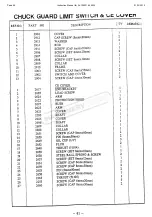 Preview for 62 page of Hafco Metalmaster AL-1000D Instruction Manual