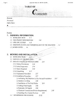 Preview for 9 page of Hafco Metalmaster BS-10AS Instruction Manual