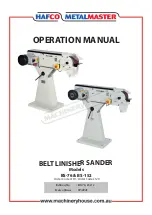 Предварительный просмотр 1 страницы Hafco Metalmaster BS-76 Operation Manual