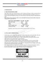 Preview for 10 page of Hafco Woodmaster BP-430A Operation Manual