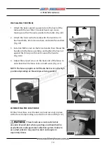 Preview for 14 page of Hafco Woodmaster BP-430A Operation Manual