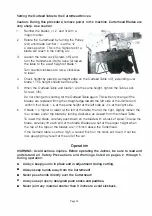 Предварительный просмотр 14 страницы Hafco Woodmaster PT-6 Assembly And Operating Instructions Manual