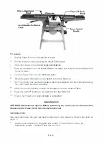 Предварительный просмотр 16 страницы Hafco Woodmaster PT-6 Assembly And Operating Instructions Manual