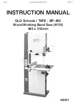 Hafco Woodmaster QF198003 Instruction Manual preview