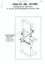 Preview for 2 page of Hafco Woodmaster QF198003 Instruction Manual