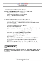 Предварительный просмотр 8 страницы Hafco B003 Operation Manual