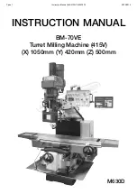 Предварительный просмотр 1 страницы Hafco BM-70VE Instruction Manual