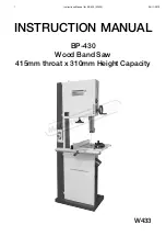 Hafco BP-430 Instruction Manual preview