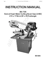 Hafco BS-7DS Instruction Manual предпросмотр