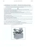 Предварительный просмотр 3 страницы Hafco EB-351DSA Instruction Manual