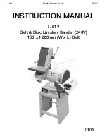 Hafco L108 Instruction Manual preview