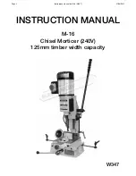 Предварительный просмотр 1 страницы Hafco M-16 Instruction Manual