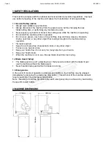 Preview for 3 page of Hafco MetalMaster CS-350V Instruction Manual