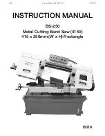 Предварительный просмотр 1 страницы Hafco T4I BS-250 Instruction Manual