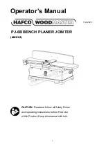 Предварительный просмотр 1 страницы Hafco W618 Operator'S Manual