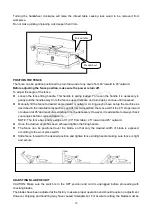 Предварительный просмотр 10 страницы Hafco W618 Operator'S Manual