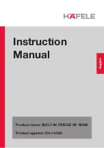 Häfele 534.14.080 Instruction Manual preview