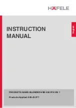 Häfele 535.43.277 Instruction Manual preview