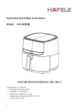 Предварительный просмотр 2 страницы Häfele 535.43.713 Operating And Safety Instructions Manual