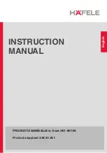 Предварительный просмотр 1 страницы Häfele : 538.61.451 Instruction Manual