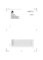 Häfele 959.23.040 Quick Start Manual preview