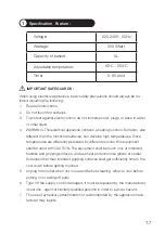 Предварительный просмотр 17 страницы Häfele AF-5TA User Manual