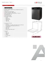 Preview for 8 page of Häfele AQUA 12S Product Info