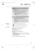 Preview for 4 page of Häfele Dialock DT 100 Installation Instructions Manual