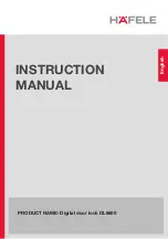 Предварительный просмотр 1 страницы Häfele DL6600 Instruction Manual