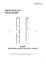 Preview for 2 page of Häfele DL6600 Instruction Manual