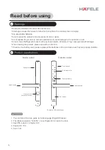 Предварительный просмотр 5 страницы Häfele DL6600 Instruction Manual