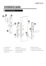 Предварительный просмотр 6 страницы Häfele DL6600 Instruction Manual