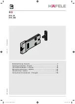 Häfele EFL 30 Operating Instructions Manual preview