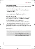 Preview for 13 page of Häfele FT 200 Operating Instructions Manual