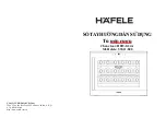 Preview for 1 page of Häfele HBW-G24A Instruction Manual