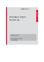 Предварительный просмотр 1 страницы Häfele HH-BI79A Instruction Manual