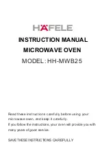 Предварительный просмотр 1 страницы Häfele HH-MWB25 Instruction Manual