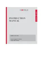 Häfele HH-WVGS90A Instruction Manual preview