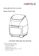 Предварительный просмотр 13 страницы Häfele HS-AF1102B Operating And Safety Instructions Manual