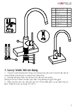 Предварительный просмотр 5 страницы Häfele HT21-GH1F220C Instruction Manual