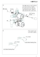 Предварительный просмотр 7 страницы Häfele KYOTO 589.35.009 Instruction Manual