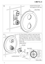 Предварительный просмотр 10 страницы Häfele KYOTO 589.35.009 Instruction Manual