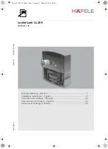 Häfele LockerLock LL 200 Installation Instructions Manual preview