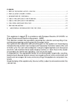 Preview for 2 page of Häfele LSF147E Instruction Manual