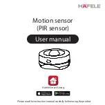 Предварительный просмотр 1 страницы Häfele Motion sensor/PIR sensor User Manual