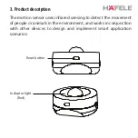 Предварительный просмотр 3 страницы Häfele Motion sensor/PIR sensor User Manual