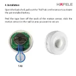 Предварительный просмотр 4 страницы Häfele Motion sensor/PIR sensor User Manual